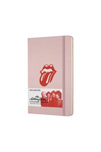 Moleskine Rolling Stones Limited Edition Pink Large Ruled Notebook Hard