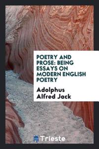 Poetry and Prose