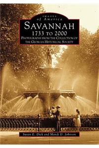 Savannah 1733 to 2000