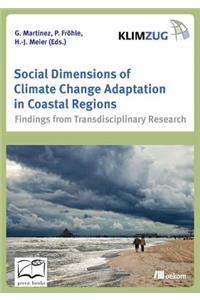 Social Dimensions of Climate Change Adaptation in Coastal Regions