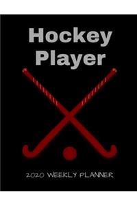 Hockey Player 2020 Weekly Planner