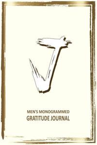 J Men's Monogrammed Gratitude Journal