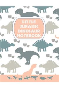 Little Jurassic Dinosaur Notebook