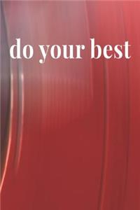 Do Your Best