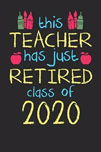 Teacher Retired 2020
