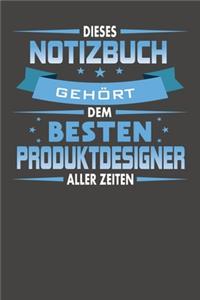 Dieses Notizbuch Gehört Dem Besten Produktdesigner Aller Zeiten
