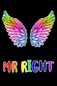 MR Right: LGBTQ Gift Notebook for Friends and Family