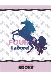Girlgeous Books(tm) - A Scribble Book for Glorious Girls - Year 4 Series - 001