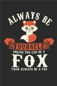 Always Be Yourself Unless You Can Be A Fox Then Always Be A Fox