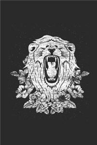 Lion With Flowers