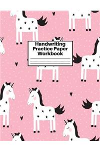 Handwriting Practice Paper Workbook