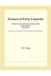 Farmers of Forty Centuries (Webster's Chinese Simplified Thesaurus Edition)