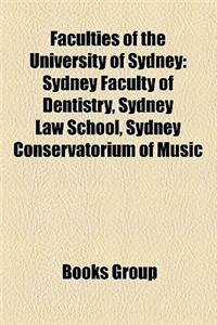 Faculties of the University of Sydney