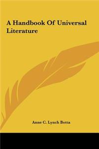 Handbook Of Universal Literature
