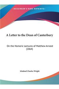 Letter to the Dean of Canterbury