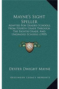Mayne's Sight Speller