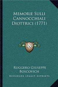 Memorie Sulli Cannocchiali Diottrici (1771)
