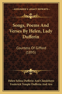 Songs, Poems And Verses By Helen, Lady Dufferin