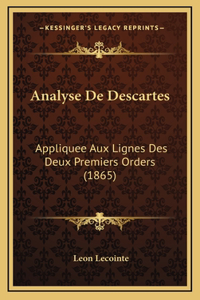 Analyse De Descartes