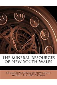 The mineral resources of New South Wales