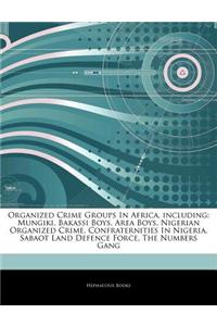 Articles on Organized Crime Groups in Africa, Including