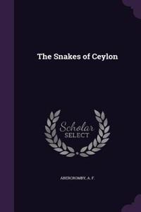 The Snakes of Ceylon