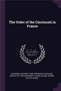 Order of the Cincinnati in France