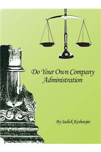 Do Your Own Company Administration