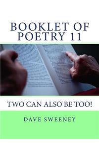 Booklet of Poetry 11