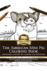 American Mini Pig Coloring Book