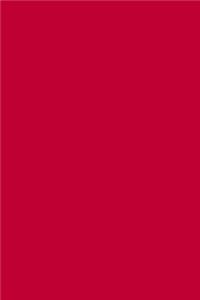 Journal Crimson Glory Color Simple Plain Crimson Red