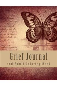 Grief Journal and Adult Coloring Book