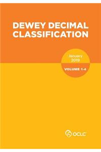 Dewey Decimal Classification, January 2019, 4-volume set