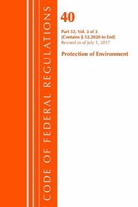Code of Federal Regulations, Title 40 Protection of the Environment 52.2020-End of Part 52, Revised as of July 1, 2017