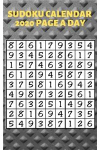 sudoku calendar 2020 page a day