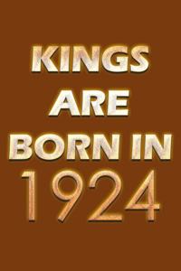 Kings Are Born In 1924 Notebook