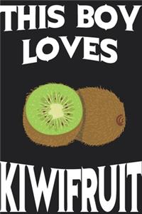 This Boy Loves Kiwifruit Notebook