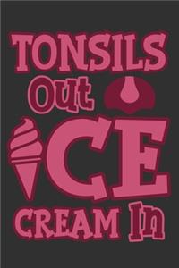 Tonsils Out Ice Cream In