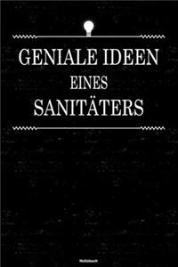 Geniale Ideen eines Sanitäters Notizbuch
