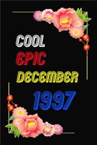 Cool Since 1997 Notebook Birthday Gift