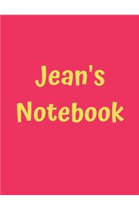 Jean's Notebook