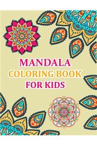 Mandala Coloring Book For Kids