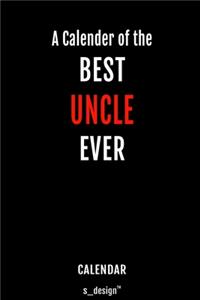 Calendar for Uncles / Uncle