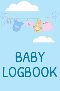 Baby Logbook: New Mom and Dad Gifts, Eat Sleep Poop Journal, Feeding & Activities Tracker, Newborn Baby's Log Book, Parenting Notebook, Welcome New Baby