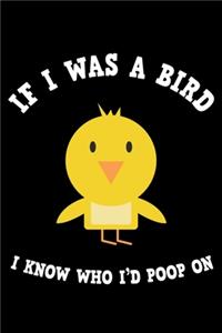 If I Was A Bird I Know Who Id Poop On