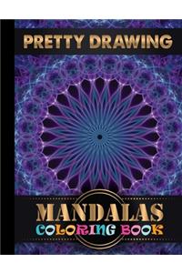 Pretty Drawing Mandalas Coloring Book