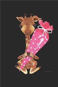 Giraffe School Notebook