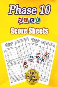 Phase 10 Dice Score Sheets