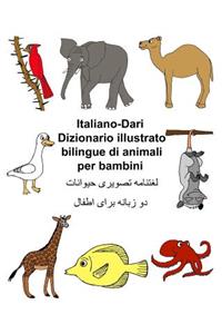 Italiano-Dari Dizionario illustrato bilingue di animali per bambini