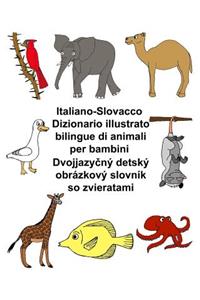 Italiano-Slovacco Dizionario illustrato bilingue di animali per bambini
